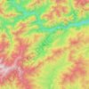 Mapa topográfico Palin, altitud, relieve