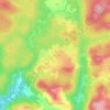 Mapa topográfico Schöneben, altitud, relieve