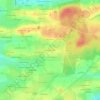 Mapa topográfico Belle-Fontaine, altitud, relieve