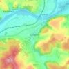 Mapa topográfico Lengfeld, altitud, relieve