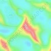 Mapa topográfico Big Daddy Dune, altitud, relieve
