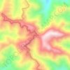 Mapa topográfico Darlawn, altitud, relieve