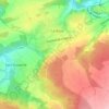 Mapa topográfico Cocriamont, altitud, relieve