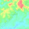 Mapa topográfico Gunung Rampah, altitud, relieve