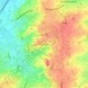 Mapa topográfico Nokere, altitud, relieve