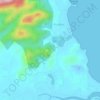 Mapa topográfico Pamak, altitud, relieve