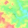 Mapa topográfico Tadmarton, altitud, relieve