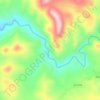 Mapa topográfico Pecho del Fraile, altitud, relieve