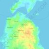 Mapa topográfico Mabuhay, altitud, relieve