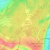 Mapa topográfico La Mare des Loges, altitud, relieve