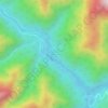Mapa topográfico Mangdo, altitud, relieve