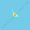 Mapa topográfico Farol da Ilha Rasa, altitud, relieve