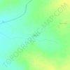Mapa topográfico Khalda, altitud, relieve