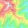 Mapa topográfico Shillai, altitud, relieve