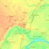 Mapa topográfico Alicia, altitud, relieve