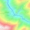 Mapa topográfico Huancachaca, altitud, relieve