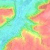Mapa topográfico Hameau de Bretagne, altitud, relieve