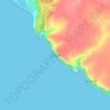 Mapa topográfico es Còdol, altitud, relieve