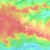 Mapa topográfico Bonchamp, altitud, relieve