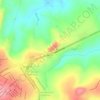 Mapa topográfico Morro do Baú de Santa Cruz, altitud, relieve