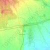 Mapa topográfico Bagdogra, altitud, relieve