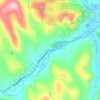 Mapa topográfico West Woodstock, altitud, relieve