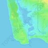 Mapa topográfico Bossis de la Chaume, altitud, relieve