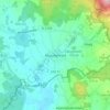 Mapa topográfico Muschenried, altitud, relieve