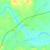 Mapa topográfico Manneguda, altitud, relieve