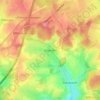 Mapa topográfico Assenois, altitud, relieve