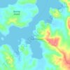 Mapa topográfico Terraplin, altitud, relieve