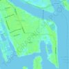 Mapa topográfico Edakochi, altitud, relieve