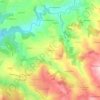 Mapa topográfico Savigneux, altitud, relieve