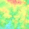 Mapa topográfico La Carduchère, altitud, relieve