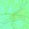 Mapa topográfico Gangarampur, altitud, relieve