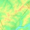 Mapa topográfico Baudecet, altitud, relieve