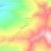 Mapa topográfico Sombrero, altitud, relieve