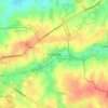 Mapa topográfico Otrange, altitud, relieve