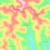Mapa topográfico Linha Forquilinha, altitud, relieve