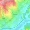 Mapa topográfico Folschviller, altitud, relieve