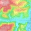 Mapa topográfico 89518, altitud, relieve