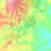 Mapa topográfico Baroondah, altitud, relieve