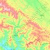 Mapa topográfico Phiêng Pằn Commune, altitud, relieve