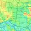 Mapa topográfico Richmond District, altitud, relieve