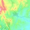 Mapa topográfico Guadalupe, altitud, relieve