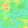 Mapa topográfico Będzin, altitud, relieve