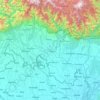 Mapa topográfico Jaldhaka, altitud, relieve