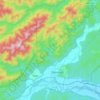 Mapa topográfico Doimukh SDO, altitud, relieve