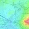 Mapa topográfico Jazmines, altitud, relieve