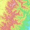 Mapa topográfico Machi, altitud, relieve